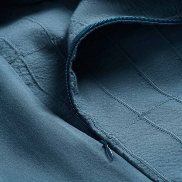 Textured Windowpane Duvet Set - Image 7