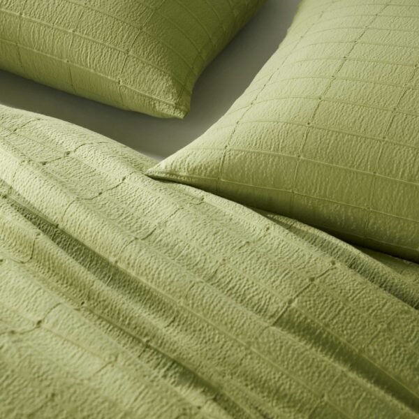 Textured Windowpane Duvet Set - Image 15