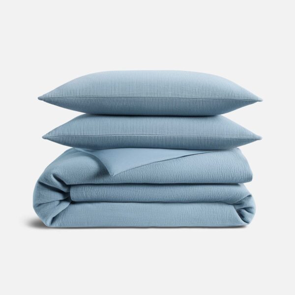 Ribbed Matelasse Duvet Set - Image 3