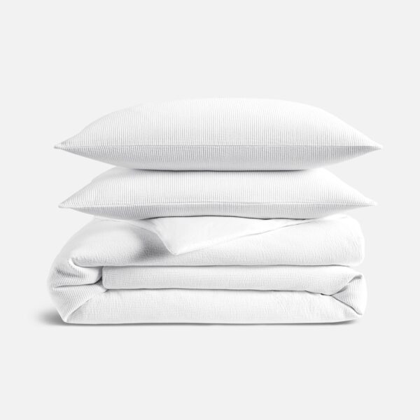 Ribbed Matelasse Duvet Set - Image 7