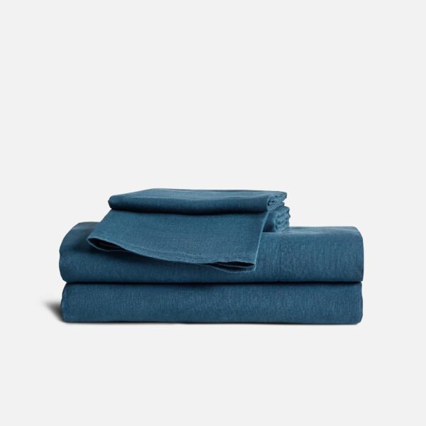 Washed European Linen Core Sheet Set - Image 17
