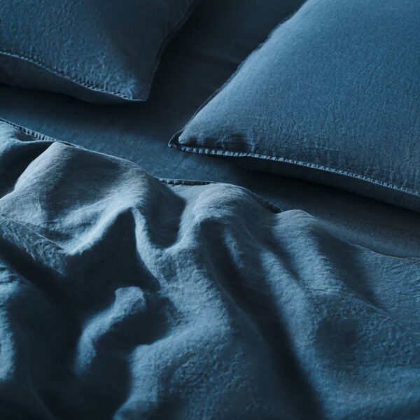 Washed European Linen Duvet Set - Image 19