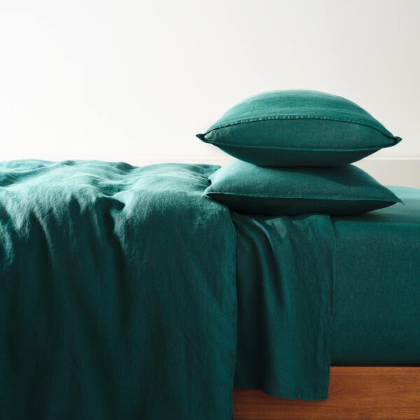 Washed European Linen Duvet Set - Image 25