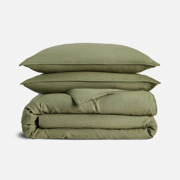 Washed European Linen Duvet Set - Image 26
