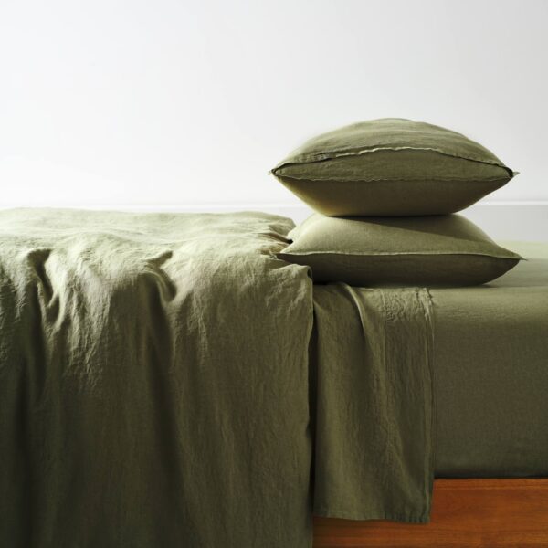 Washed European Linen Duvet Set - Image 30