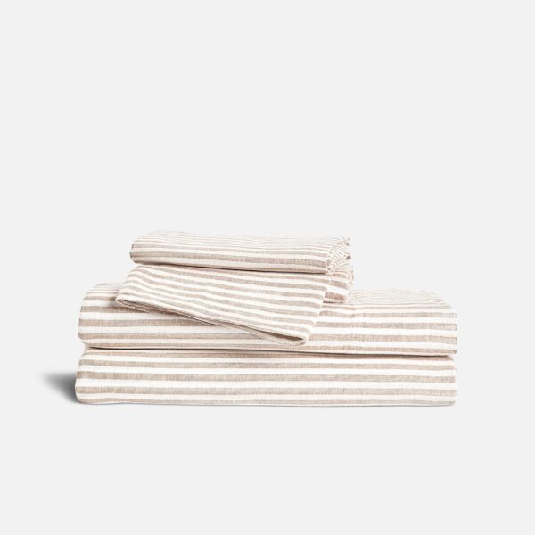 Washed European Linen Core Sheet Set - Image 11