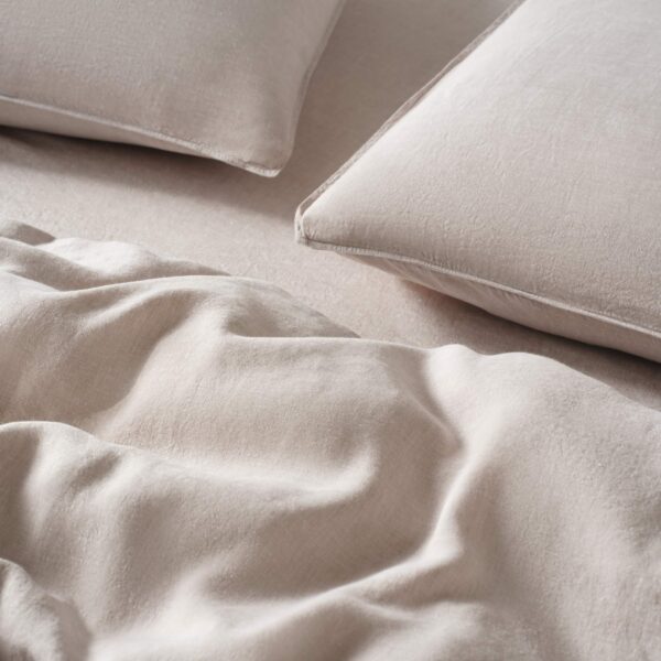 Washed European Linen Duvet Set - Image 47