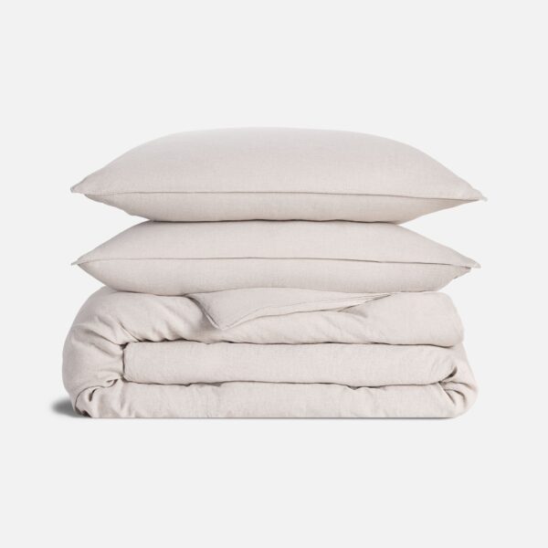 Washed European Linen Duvet Set - Image 44