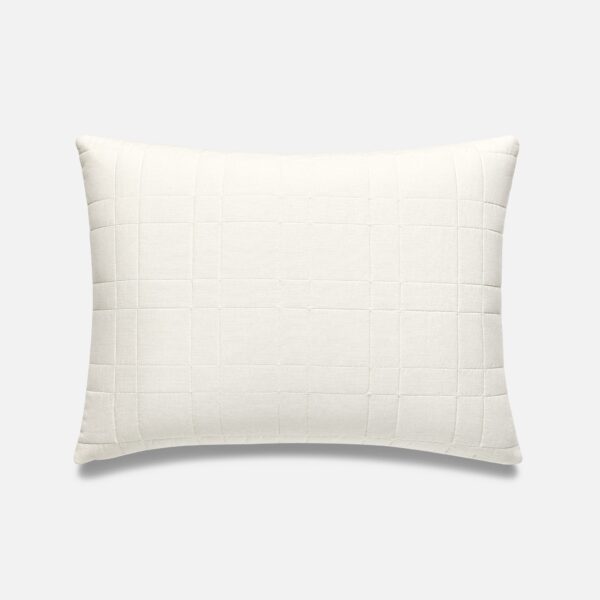 Washed European Linen Quilted Shams
