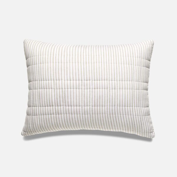 Washed European Linen Quilted Shams - Image 13