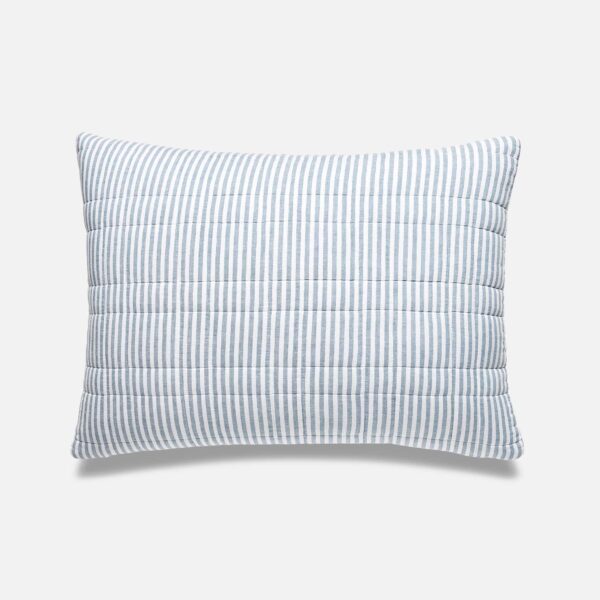 Washed European Linen Quilted Shams - Image 17