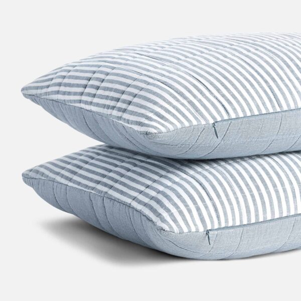 Washed European Linen Quilted Shams - Image 18