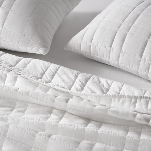 Washed European Linen Quilted Shams - Image 7