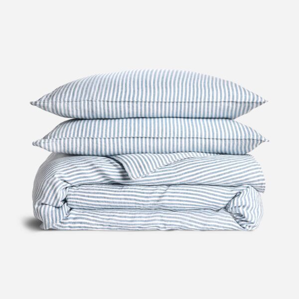 Washed European Linen Duvet Set - Image 49