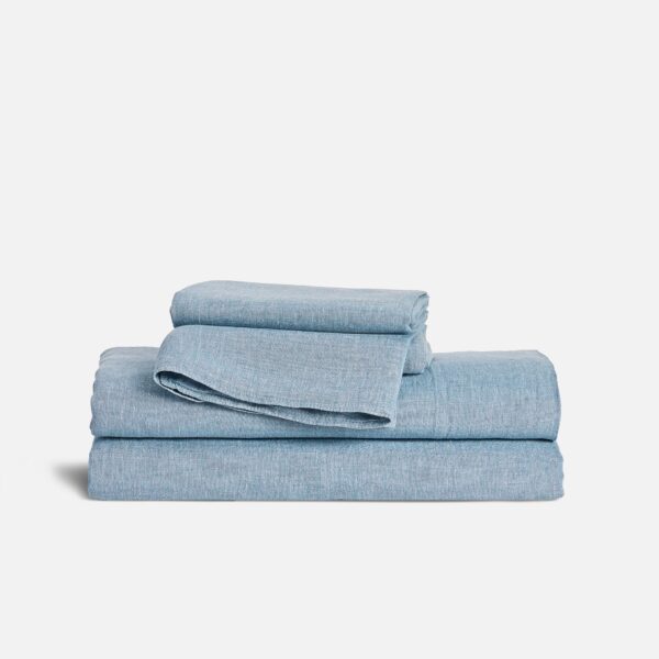 Washed European Linen Core Sheet Set - Image 69