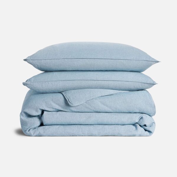 Washed European Linen Duvet Set - Image 62