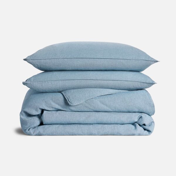 Washed European Linen Duvet Set - Image 78