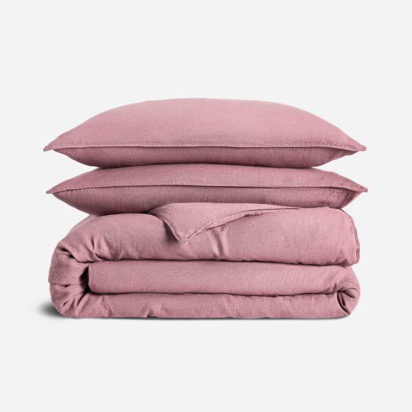 Washed European Linen Duvet Set - Image 57