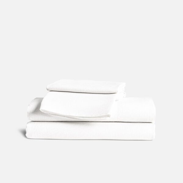 Washed European Linen Core Sheet Set - Image 2
