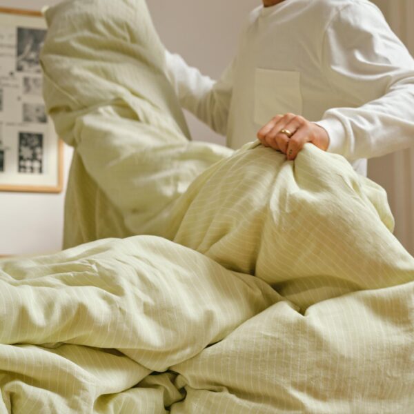 Washed European Linen Duvet Set - Image 38