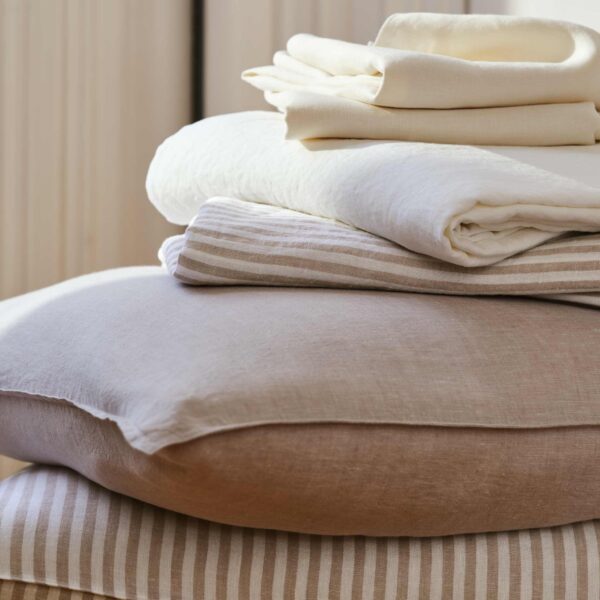 Washed European Linen Duvet Set - Image 46