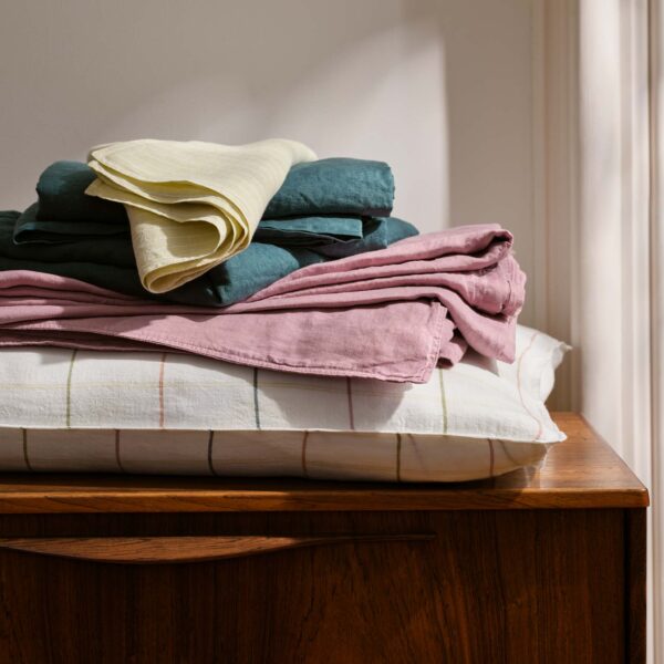 Washed European Linen Duvet Set - Image 60