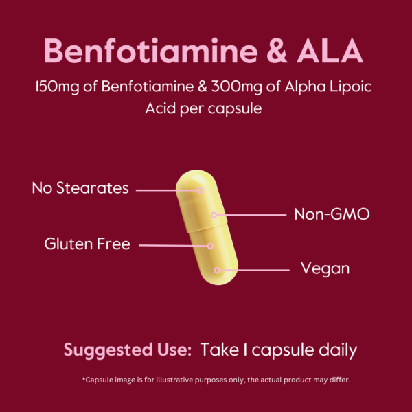 Benfotiamine 150mg w/ Alpha Lipoic Acid 300mg - Image 7