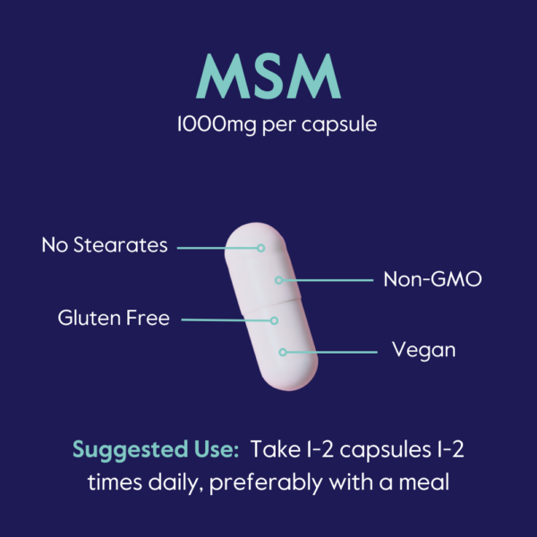 MSM 1000mg with OptiMSM® - Image 7