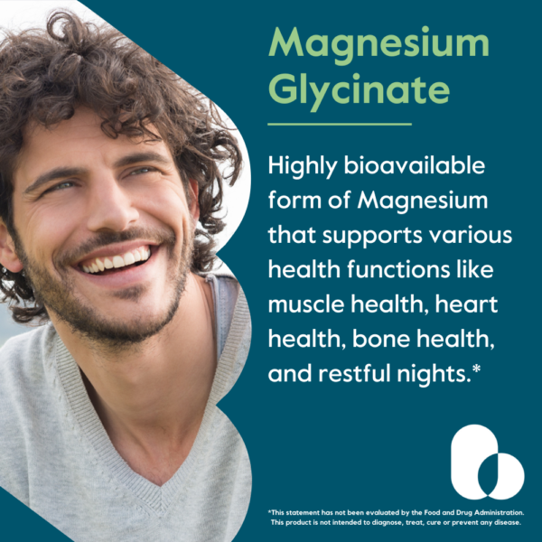Magnesium Glycinate 400mg per Serving - Image 5