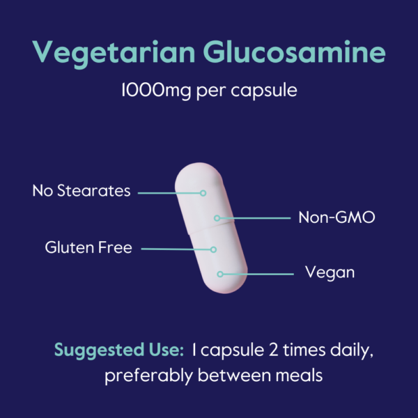 Vegetarian Glucosamine 1000mg - Image 8