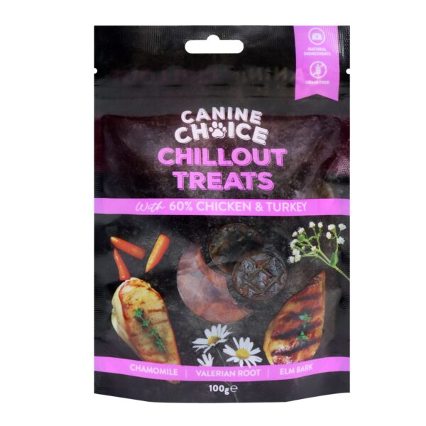 Canine Choice Chillout Dog Treats - Chicken & Turkey