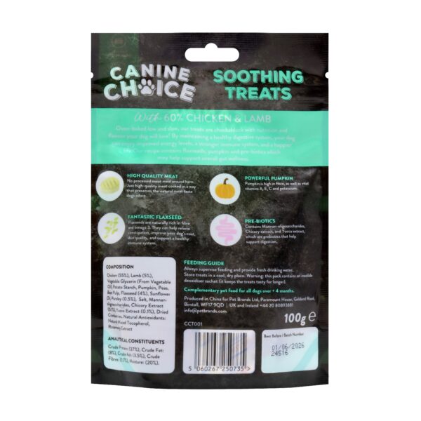 Canine Choice Soothing Dog Treats - Chicken & Lamb - Image 2