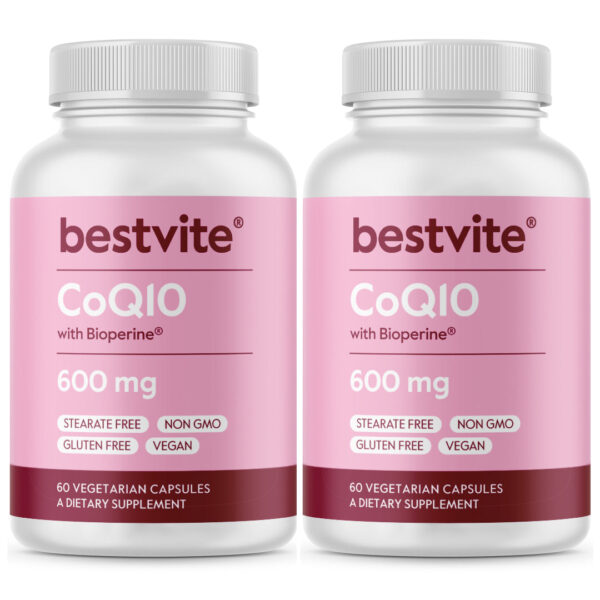Ultra Absorption CoQ10 (CoEnzyme Q10) 600mg with Bioperine - Image 2