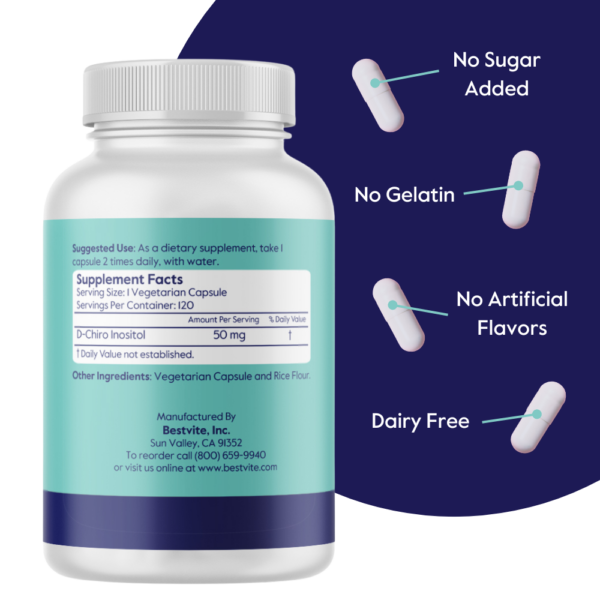 D-Chiro Inositol 50mg - Image 3