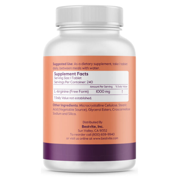 L-Arginine 1000mg - Image 3