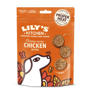 Lily's Kitchen Dog Treats Chomp-away Chicken Bites 70g
