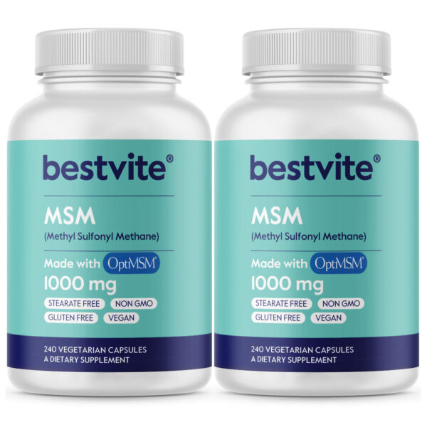 MSM 1000mg with OptiMSM® - Image 2