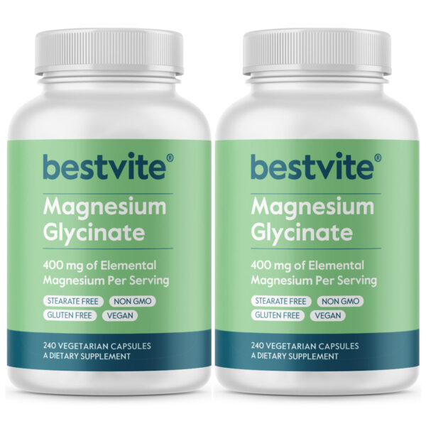 Magnesium Glycinate 400mg per Serving - Image 2