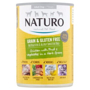 Naturo Adult Chicken In Gravy Can 390g