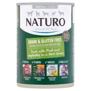 Naturo Adult Duck In Gravy Can 390g