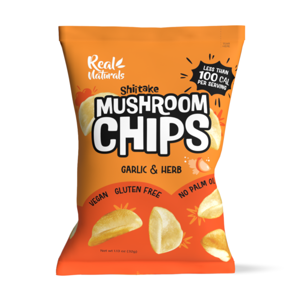 Shiitake Mushroom Chips - Garlic & Herb
