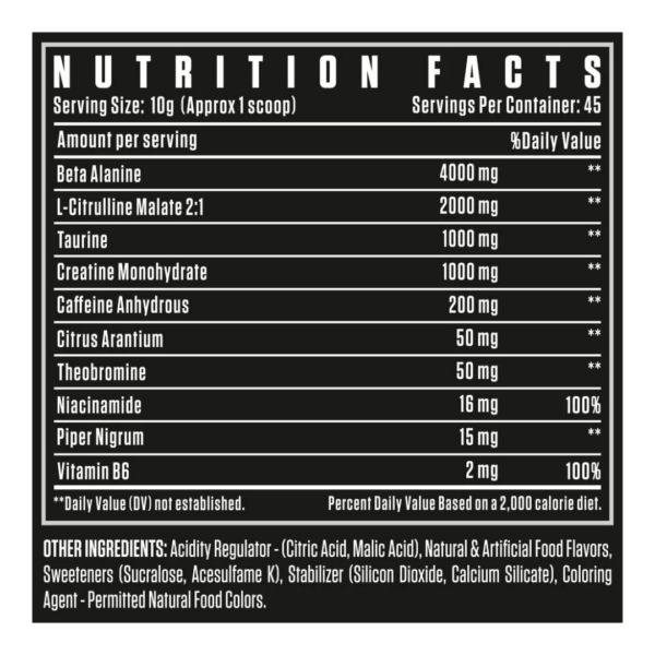 Dexter Jackson Black Series Turbo HP Pre-Workout - Image 4