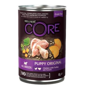 Wellness Core Grain-free Puppy Wet Dog Food - Turkey, Chicken & Pumpkin