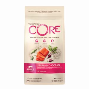 Wellness Core Grain-free Sterilised Adult Dry Cat Food - Salmon