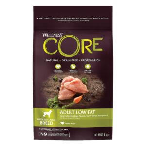 Wellness Core Low Fat Medium and Large Adult Dry Dog Food - Turkey