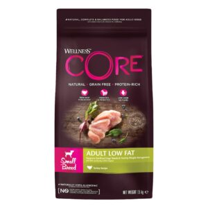 Wellness Core Low Fat Small Adult Dry Dog Food - Turkey