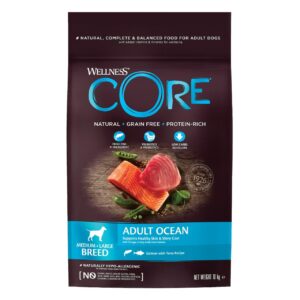 Wellness Core Ocean Grain-free Medium and Large Adult Dry Dog Food - Salmon with Tuna