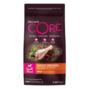 Wellness Core Original Grain-free Small Adult Dry Dog Food - Turkey with Chicken