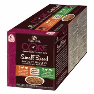 Wellness Core Savory Medley Grain-free Small Adult Wet Dog Food - Farmer Selection Multipack