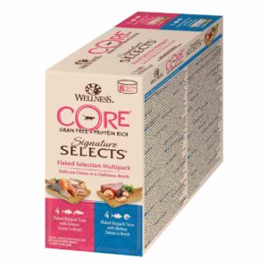 Wellness Core Signature Selects Flaked Grain-free Wet Cat Food - Multipack